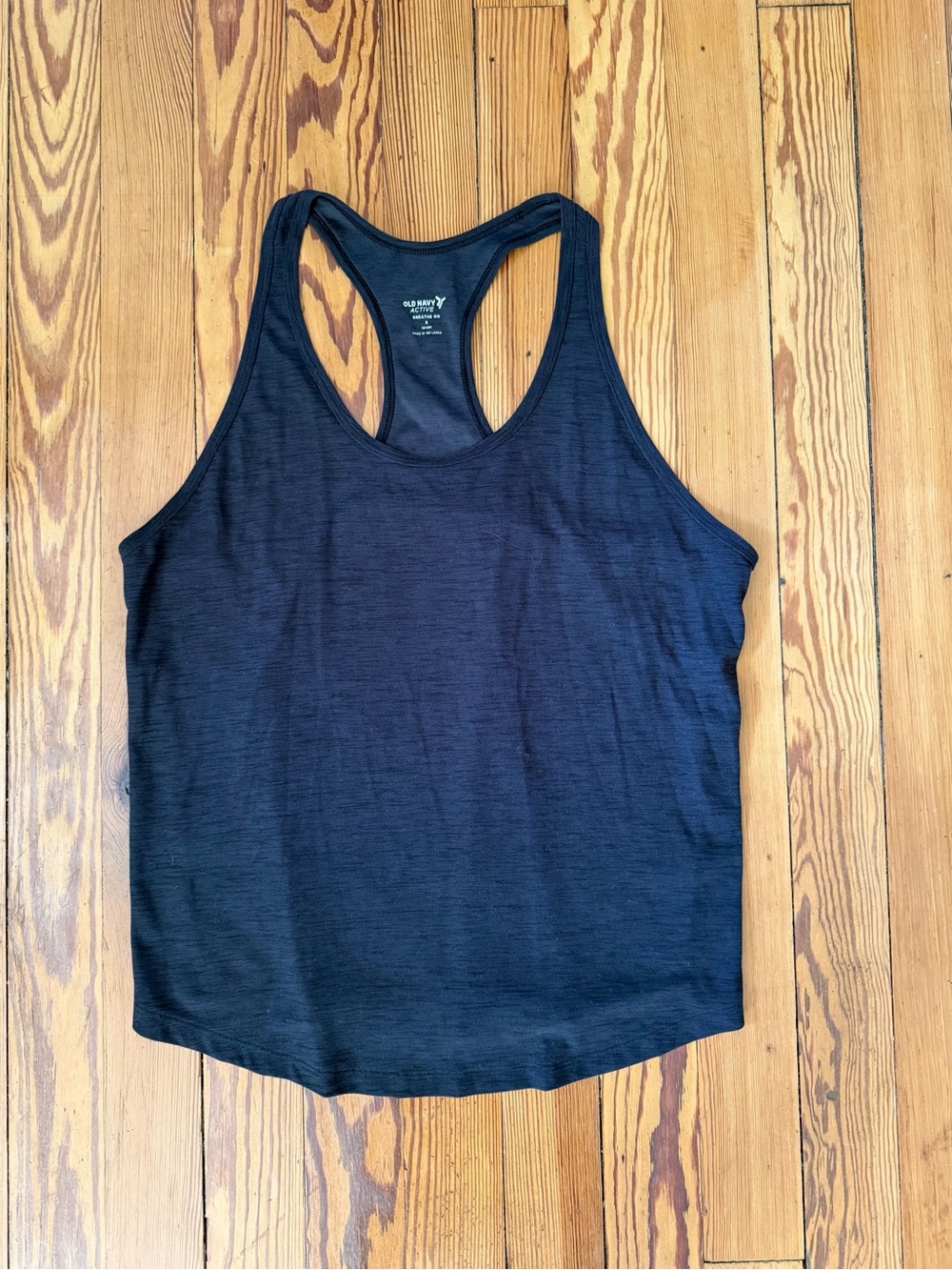 Old Navy Active Breathe ON Go-Dry Racerback Tank Top Black S